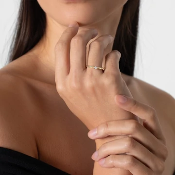 MOLD ART GYÉMÁNT ARANY GYŰRŰ