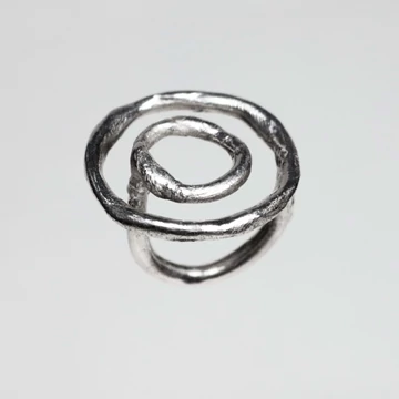 OPEN CIRCLE EZÜST GYŰRŰ 