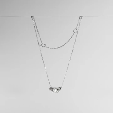 MOLD ART PEARL EZÜST NYAKLÁNC 