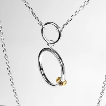 FLOATING STONE EZÜST NYAKLÁNC