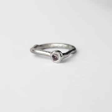 MOLD ART DROPS ZAFÍR EZÜST GYŰRŰ