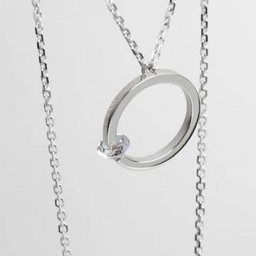 FLOATING STONE TOPÁZ EZÜST NYAKLÁNC