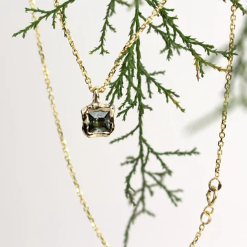 MOLD ART ZAFÍR KÖVES NYAKLÁNC 