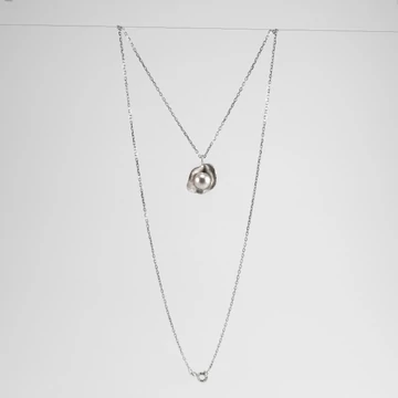 MOLD ART PEARL EZÜST NYAKLÁNC 