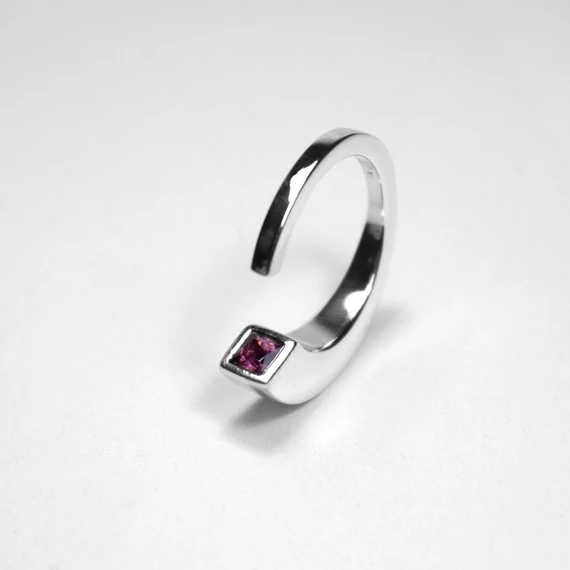 TURMALIN EZÜST GYŰRŰ