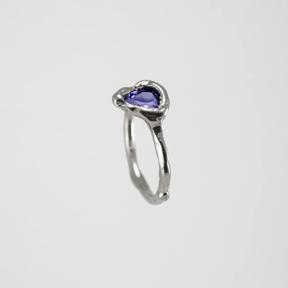 MOLD ART TANZANIT FEHÉRARANY GYŰRŰ