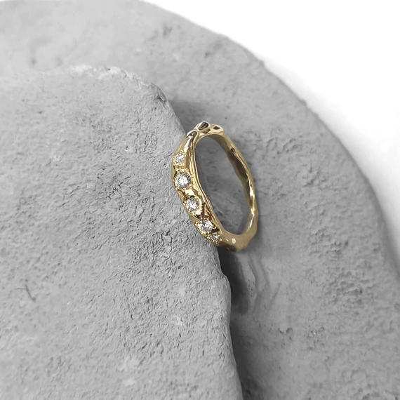 MOLD ART STARLIGHT GYÉMÁNT ARANY GYŰRŰ