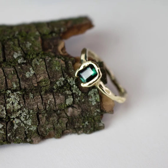 MOLD ART TURMALIN ARANY GYŰRŰ