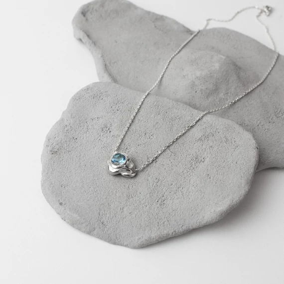 MOLD ART TOPÁZ EZÜST NYAKLÁNC