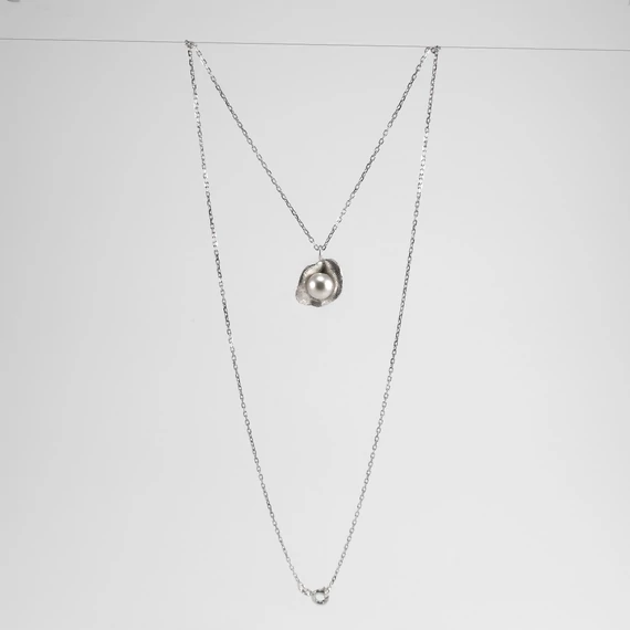 MOLD ART PEARL EZÜST NYAKLÁNC 