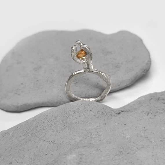 MOLD ART SPARK CITRIN GYŰRŰ